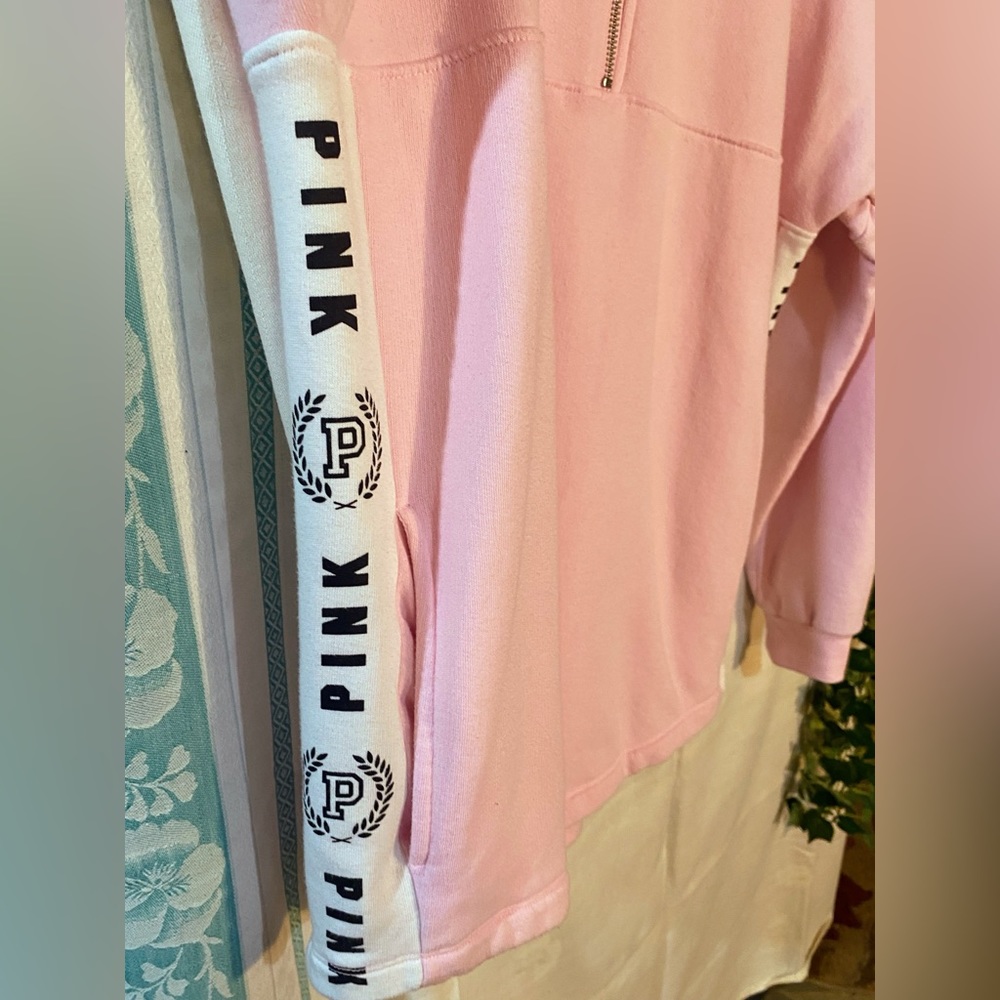 VS Pink 1/4 zip pullover - Picture 3 of 7